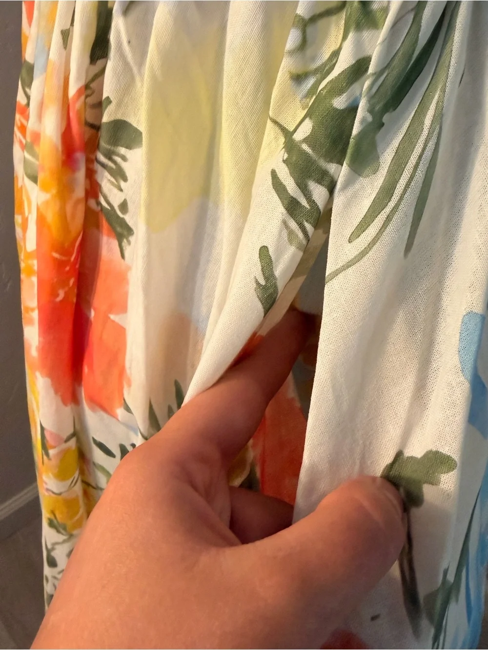 Floral Maxi Dress with Tie Waist 194